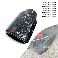 Накрайник Akrarovic кован “Forged” карбон гланц с черен метал – Ed30-37 - Sellzone.bg Накрайник Akrarovic кован “Forged” карбон гланц с черен метал – Ed30-37